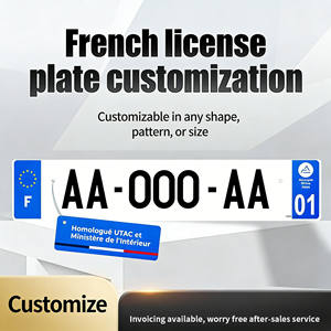 แผ่นป้าย<span class=keywords><strong>ทะเบียน</strong></span>รถยนต์อะลูมิเนียมแบบกำหนดเอง HD EU สำหรับติดตั้งด้านหลังรถยนต์ ใช้ตกแต่ง แผ่นเปล่า - Product Image 4