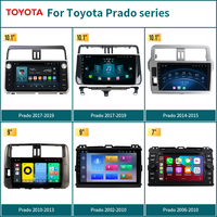 7 "/9"/10.1 "lecteur multimédia DVD de voiture Navi stéréo pour Toyota Prado série 2002-2019 Octa Core Android 14 amplificateur automatique OBD2