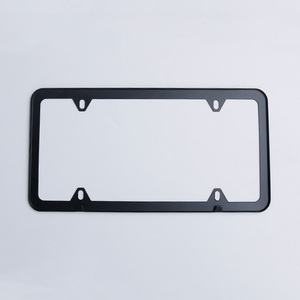 Marco <span class=keywords><strong>de</strong></span> Matrícula <span class=keywords><strong>de</strong></span> Aleación <span class=keywords><strong>de</strong></span> Aluminio, Soporte <span class=keywords><strong>de</strong></span> Placa <span class=keywords><strong>de</strong></span> Matrícula <span class=keywords><strong>de</strong></span> Vehículo <span class=keywords><strong>de</strong></span> Estilo Americano, Ajuste Universal para Placas <span class=keywords><strong>de</strong></span> Matrícula Estándar - Product Image 2