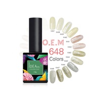 Vernis à ongles en gel UV en gros, 648 couleurs, haute brillance, longue tenue, à retirer par trempage, durcissement LED, non toxique, avec marque privée
