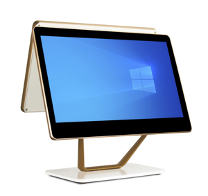 Terminal Punto de Venta Plegable de Aluminio de 15.6''+13.3'' para Mercado, Restaurante, Comercio Minorista, Pantalla Táctil Dual, OEM Personalizable, Caja Registradora - Product Image 5