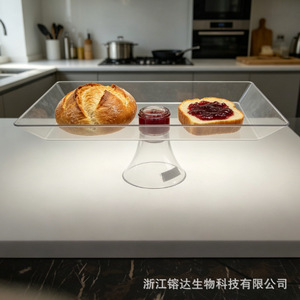 Plato de Frutas Rongda, Rectangular Grande, Transparente, Moderno, Sencillo, para Mesa de Centro, Plato para Aperitivos - Product Image 5