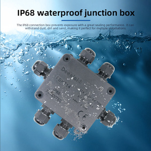 Caja de conexiones negra impermeable Clasificación <span class=keywords><strong>IP68</strong></span> Incluye bloque de terminales <span class=keywords><strong>Resistente</strong></span> <span class=keywords><strong>al</strong></span> <span class=keywords><strong>agua</strong></span> y <span class=keywords><strong>al</strong></span> polvo - Product Image 6