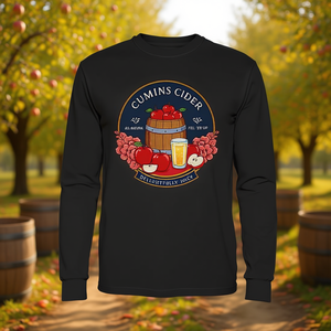 เสื้อยืดแขนยาวคัมมินส์ ไซเดอร์ดีไซน์ตลกสำหรับผู้ใหญ่ - Product Image 3