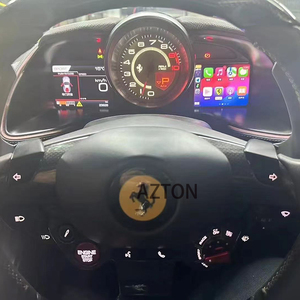 AZTON Perfect Upgrade Tableau de bord sans fil <span class=keywords><strong>Apple</strong></span> <span class=keywords><strong>CarPlay</strong></span> & Android Auto OEM Interface de mise en miroir audio Bluetooth pour Ferrari F8 - Product Image 2