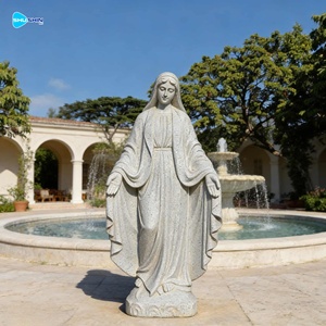 Estatua de Mármol Tallada a Mano, Diseño Moderno para Uso <span class=keywords><strong>en</strong></span> Interiores/Exteriores, <span class=keywords><strong>Jardines</strong></span> y Villas - Product Image 5