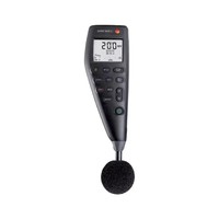 Sonometre Testo 816-1, testeur de bruit portable en décibels 30-130 dB avec enregistrement des données et écran LCD rétroéclairé