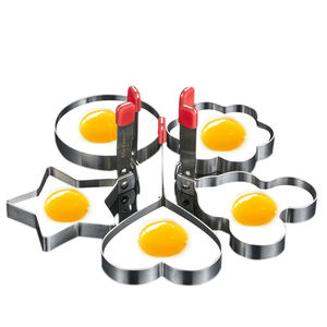 Juego de moldes para huevos de acero inoxidable, formas de corazón, estrella y nube, para huevos fritos creativos y bolas de arroz, herramienta de cocina de metal 304 - Product Image 3
