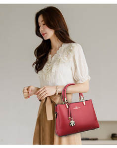 Fashion New Designer Crossbody <b>Bags</b> High Quality PU Leather Shoulder Messenger <b>Bag</b> Casual Totes Luxury Women Handbags and Purses - Product Image 5