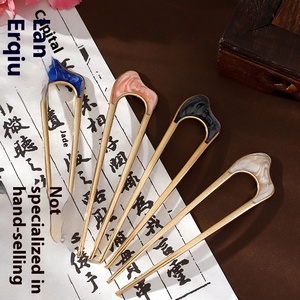 Diseño de aleación simple de alto grado elegante <span class=keywords><strong>corto</strong></span> en forma de U horquilla de disco que combina con todo <span class=keywords><strong>para</strong></span> ocasiones de fiesta - Product Image 2