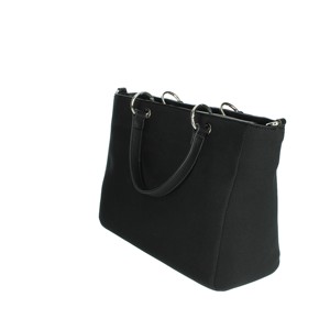 Borsa Casual X10.002 decorazione a catene nere fodera in vera pelle aperta a due cinturini stampa Logo Casual di ultima generazione - Product Image 5