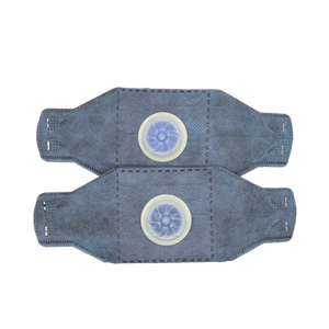Masker <span class=keywords><strong>Respirator</strong></span> Lipat 3-Lapisan Kain Non-Woven Bersertifikat CE FFP1, Bernapas, Katup, Karbon Aktif, Penyangga Hidung yang Dapat Disesuaikan - Product Image 2