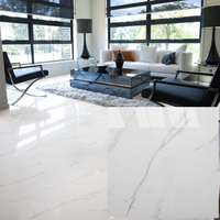 Carrelage de sol en marbre blanc poli, classe e, 60x60, dubaï