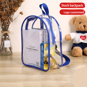 <span class=keywords><strong>Mochila</strong></span> <span class=keywords><strong>de</strong></span> PVC Personalizable para Niños <span class=keywords><strong>de</strong></span> Jardín <span class=keywords><strong>de</strong></span> Infancia, Diseño Moderno, Geométrica, Impermeable, Transparente y Linda - Product Image 3