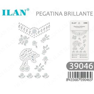 Adesivo con strass 39046 Bianco Brillante - Product Image 3