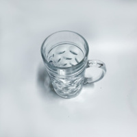 Verres à bière classiques américains soufflés à la bouche, grande capacité 1000 ml, en verre cristal
