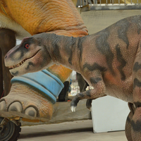 Costume de dinosaure animatronique personnalisé, costume de dinosaure T-Rex interactif réaliste, modèle de dinosaure