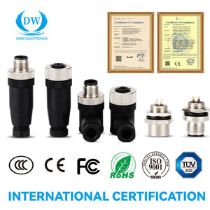 Connecteur étanche IP67 IP68 extérieur 2 3 4 5 6 7 8 9 10 11 12 13 14 16 18 19 broches série F Ficher à verrouillage automatique push-pull - Product Image 6