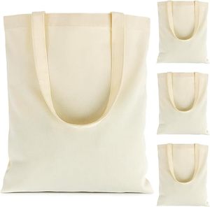 <span class=keywords><strong>Sac</strong></span> fourre-tout en toile beige fabriqué en usine, personnalisable et imprimable, pour le shopping et le rangement - Product Image 1