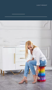 Taburete Telescópico Plegable Portátil, Ligero, de Plástico, para Esperar en la Cola del Metro, para Acampar al Aire Libre, para Pescar, con Bolsa de Transporte - Product Image 2