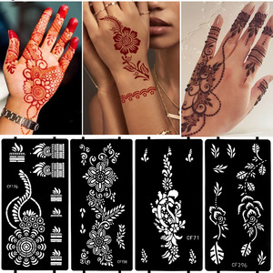 23 types de modèles de peinture au henné pour les tatouages des mains et du corps, adaptés aux hommes et aux femmes - Product Image 1