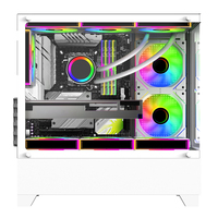 AntarcChill New Design White Gaming Pc Case Micro ATX Gamer Cabinet PC Computer Case Towers for Desktop USB3.0
