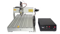 Machine de gravure CNC 3 axes 3020 4060 6090, machine rotative pour le bois, meilleur prix, mini-machine de fraisage de bureau pour métal Mach3 Wb304