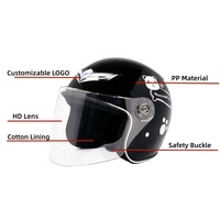 Casques de moto pour enfants, casque pour enfants avec lentille HD, casque de moto pour enfants, assurance qualité d'usine