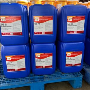 Huile hydraulique VG46 #   En emballage en baril carré de 20 L, personnalisable pour être utilisé comme huile lubrifiante pour les excavateurs - Product Image 2