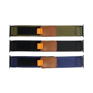 Logo personnalisé Sport Trail Nylon Hook Loop <span class=keywords><strong>Bracelet</strong></span> Compatible avec pour Apple Smartwatches 10 9 8 7 6 5 4 <span class=keywords><strong>Garmin</strong></span> Fenix 7 5 6 Watch - Product Image 1