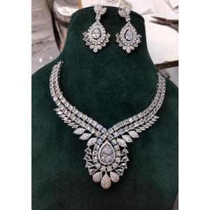Conjunto de Collar de Compromiso para Boda India, Joyería de Latón Chapado en Oro de 14K de Primera Calidad para Mujer, para Fiestas y Uso Diario - Product Image 1