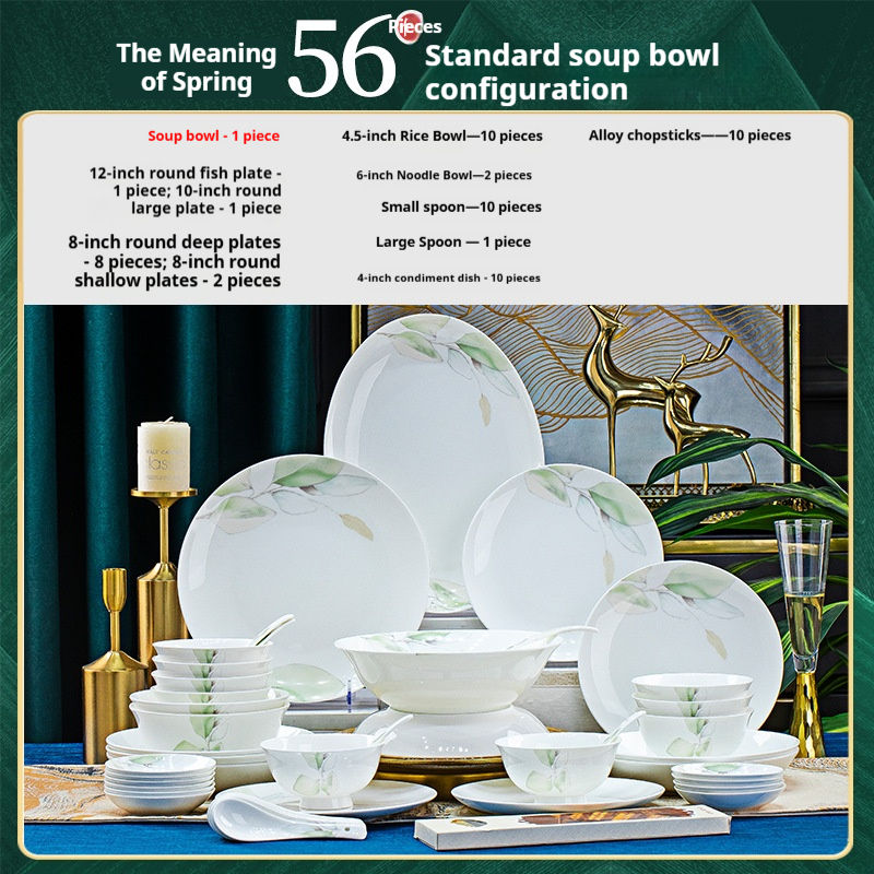 Blanco - 56 pes - caja de regalo