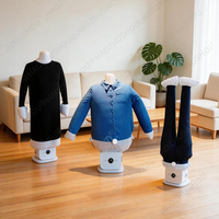 Máquina de Planchado Automática Portátil Mini, Secadora de Ropa con Aire Caliente, Eliminador de Arrugas de Ropa con Manos Libres, para Camisas, Pantalones y Vestidos