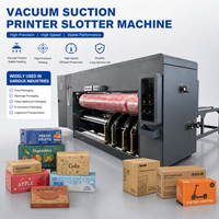 Machine automatique d'impression flexographique, de découpe et de rainurage pour carton ondulé avec encre à base d'eau pour boîtes cadeaux