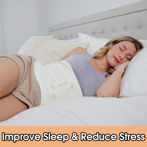 Caster Compress Packs para desintoxicación del hígado Inflamación de la <span class=keywords><strong>tiroides</strong></span> <span class=keywords><strong>Estreñimiento</strong></span>-Kit de franela de algodón orgánico reutilizable para cuello Estómago - Product Image 2