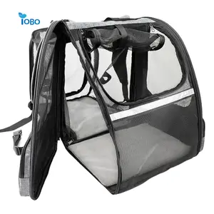 YOBO Pet Dog Cat Retractable Breathable Large Activity Space Nest Pet Travel Car Booster Seat Carrier Bag