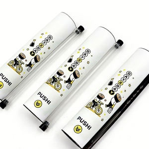 Biodegradable Gift Cardboard Sushi Paper Push up Tube <b>Container</b> Aluminum <b>Foil</b> Paper Cylinder Box Packaging with Sauce Tube - Product Image 5