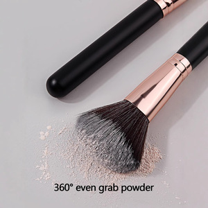 แปรงคอนทัวร์แบบหัวตัด ขนแปรงสังเคราะห์ ด้ามไม้ สำหรับแต่งหน้า - Product Image 5