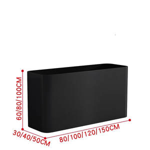 Jardinière de sol en acier inoxydable moderne et antique, tailles personnalisées pour balcon, rue commerciale, plantation - Product Image 6