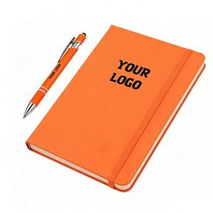 Wholesale Promotion Office Notebook for Business Gift Custom Design Personalized A5 A6 PU Leather Notebook With Logo - Product Image 1