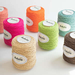 Fil à tricoter en gros 100% coton [Adela (500g)] – Fil pastel résistant pour tricoteurs, idéal pour la confection de sacs, chapeaux et bien plus encore - Product Image 3