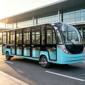 Autobús Turístico Eléctrico de Diseño Aerodinámico con Ventanas Laterales Extraíbles y Asientos con Reposabrazos Confortables para Complejos Turísticos junto al Lago - Product Image 1