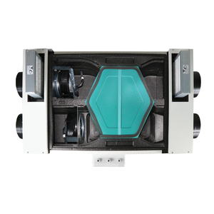Unidad de recuperación de calor centralizada Cableado eléctrico simplificado Excelente diseño para ventiladores de ventilación de mantenimiento de ventilador de techo fáciles y seguros - Product Image 3