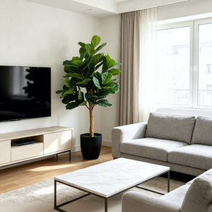 Árbol Artificial de Ficus Lyrata en Oferta, Árbol Artificial al por Mayor para Eventos, Navidad, Fiestas de Cumpleaños, Decoraciones, <span class=keywords><strong>Regalo</strong></span> del Día de la <span class=keywords><strong>Madre</strong></span> - Product Image 5