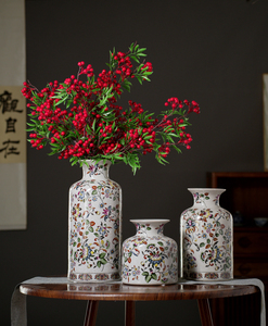 Vaso per Fiori in Ceramica a Stelo Singolo Stile Nordico 2025, Design Moderno Art Deco, Decorazione Domestica Adatta all'Età, Ceramica in Stile Cinese Antico - Product Image 6