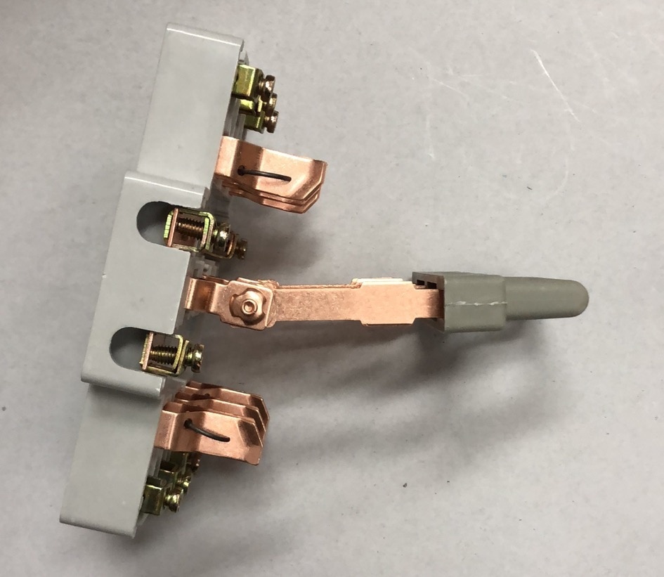 Double Jet 3 Pôles En Porcelaine Électrique Interrupteur à Couteau