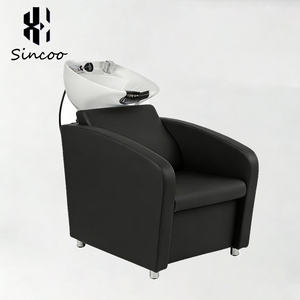 Factory Comfortable Attractive Design Hair Salon Furniture Set Metal Barber Chair Shampoo Chair Hairdressing Mirror Tool Cart - Product Image 2