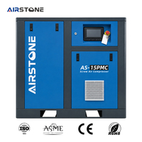 Compresseur d'air industriel à vis Airstone en stock OEM ODM PM VSD 11KW 15HP 7-10Bar Vente en gros d'usine Économie d'énergie