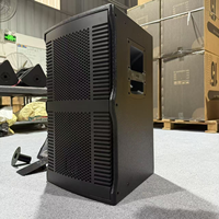 Enceinte audio professionnelle Line Array 2 voies 12 pouces V12, enceinte carrée en contreplaqué simple couche MDF 370x385x630mm (vide)