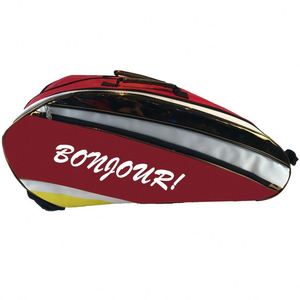 Sac de sport populaire pour squash et tennis, fabriqué en usine BSCI, avec compartiment pour chaussures - Product Image 1